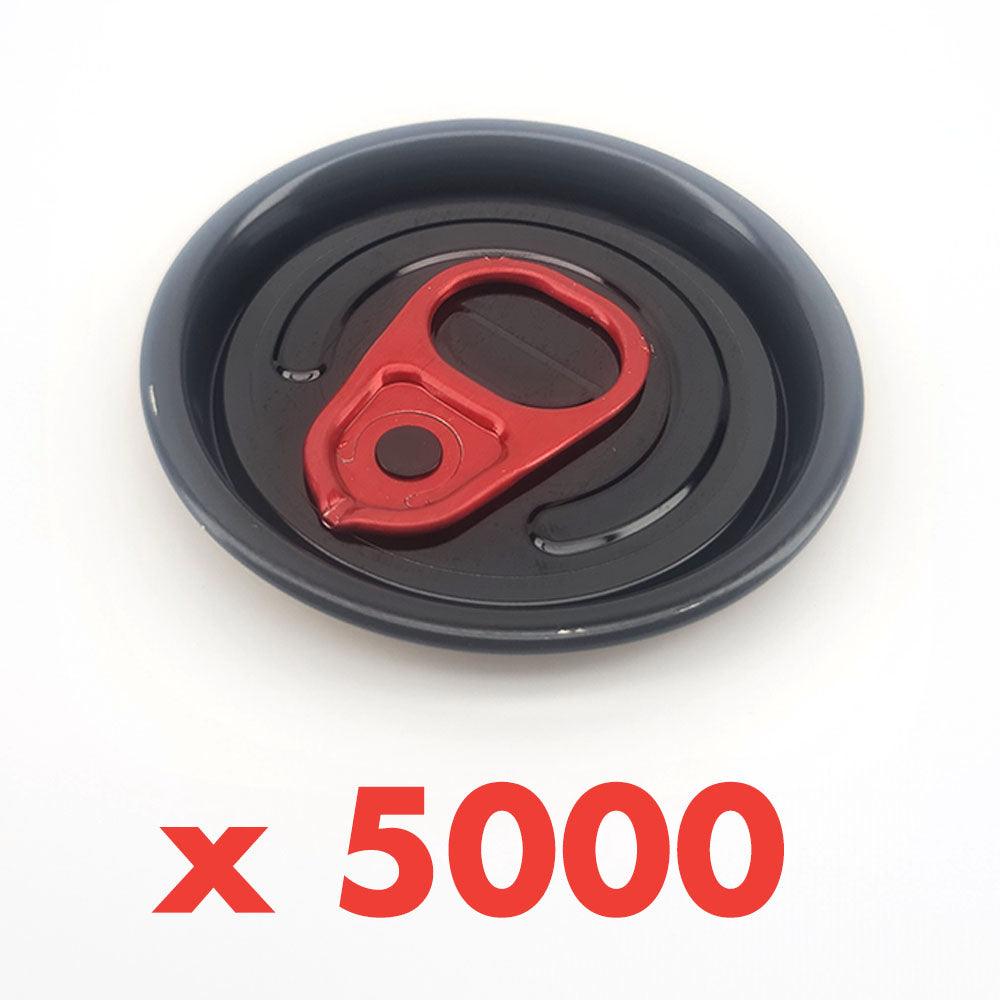 Can Fresh - B64 Full Aperture Lid Only Black (5000/carton) - KegLand