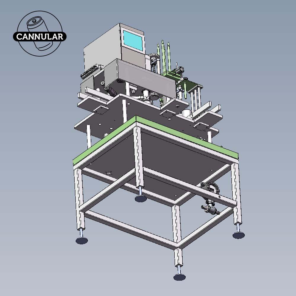 Cannular Fully Automatic Canning Machine - Single Lane - KegLand