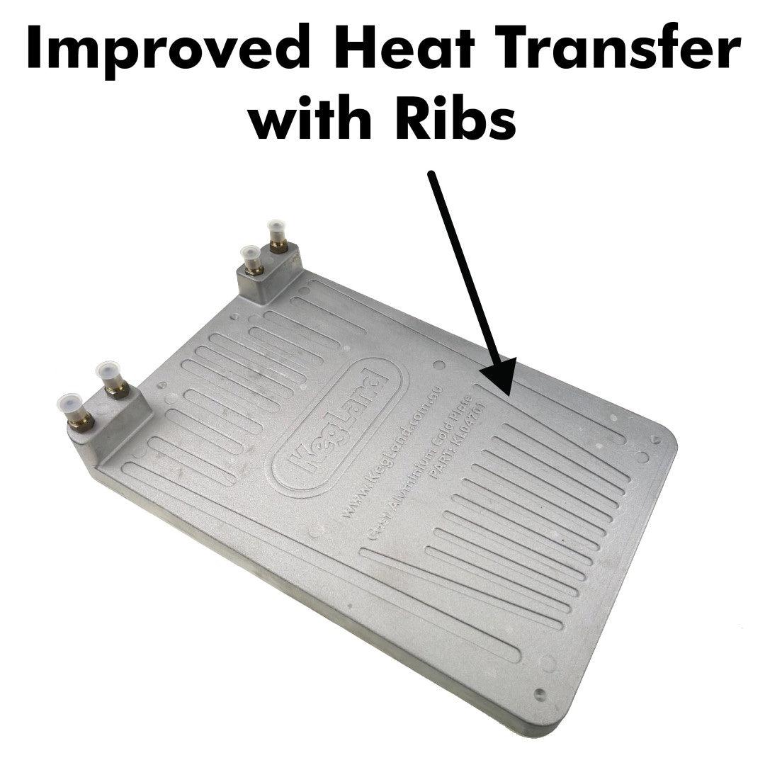 Cast Aluminum Cold Plate - KegLand