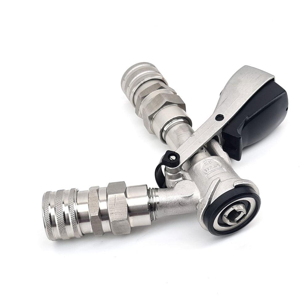 D-Type Coupler - Full Stainless Steel - K-Lok Kit - KegLand