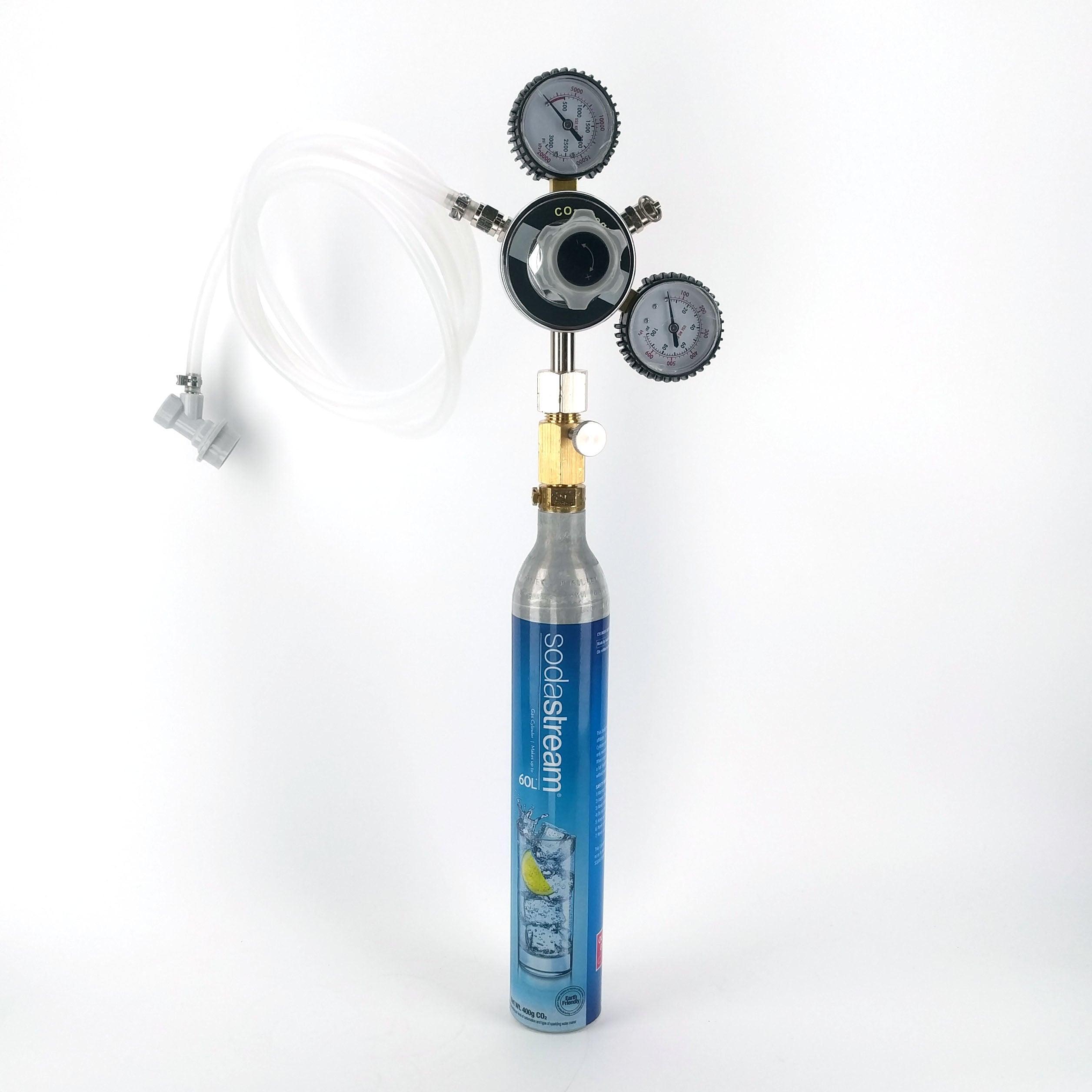 Deluxe Sodastream Cylinder Adapter (with pin adjustment) - KegLand
