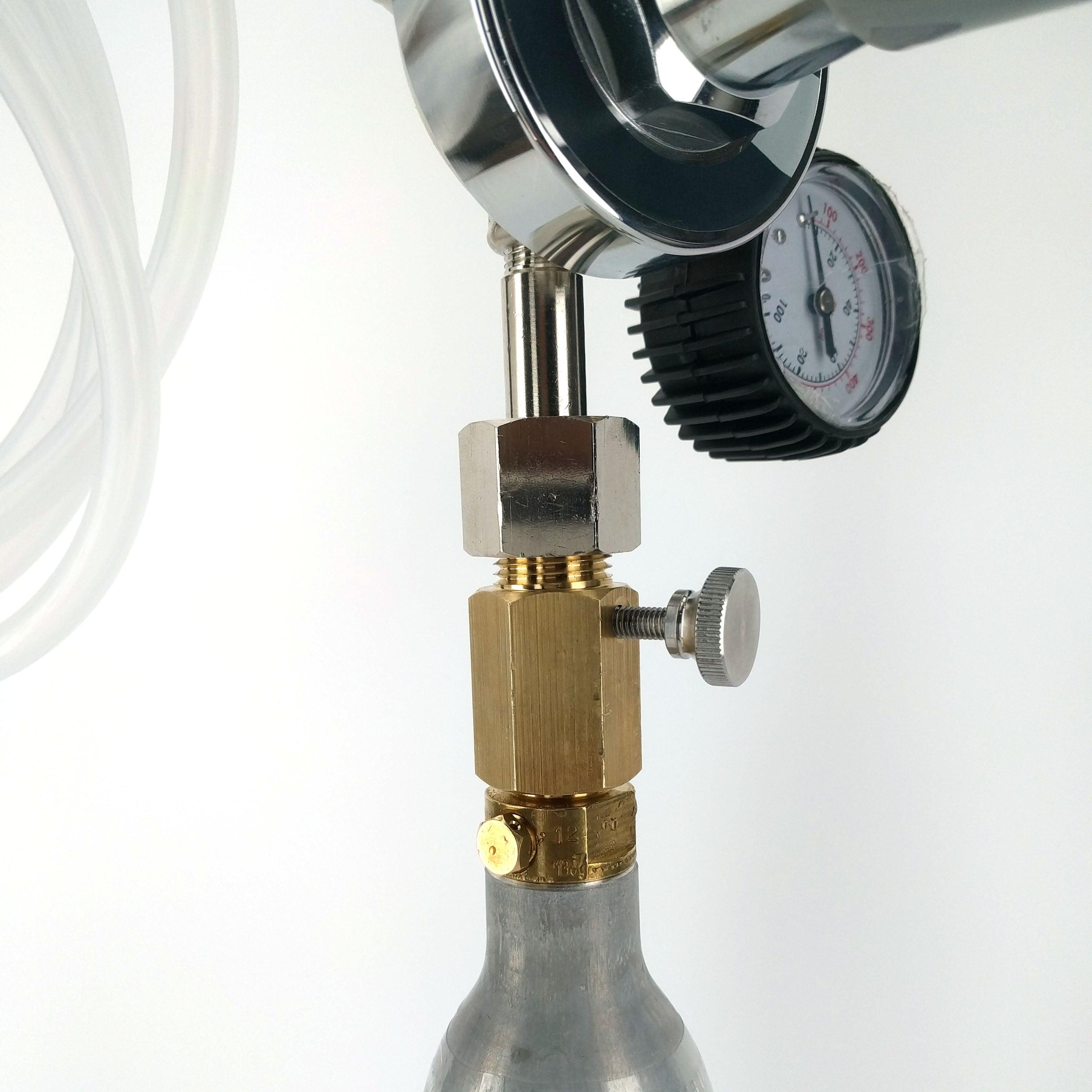 Deluxe Sodastream Cylinder Adapter (with pin adjustment) - KegLand