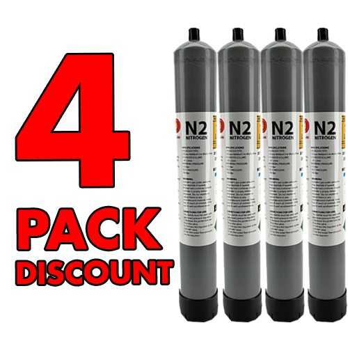 Disposable Gas Cylinder - 1.43L - 110Bar Nitrogen - KegLand