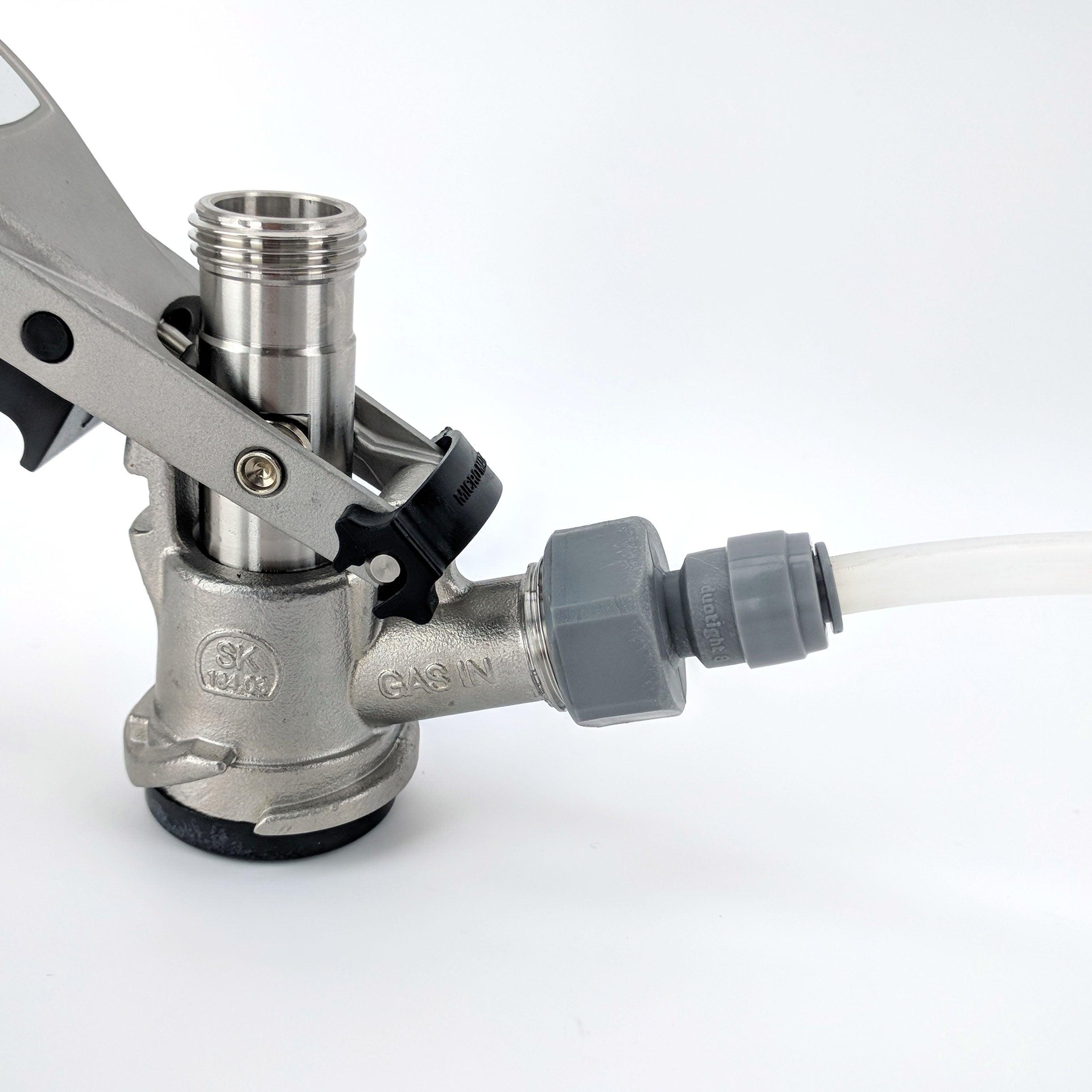 duotight - 8mm (5/16”) Female x 5/8” Female Thread (suits Keg Couplers and Tap Shanks) - KegLand