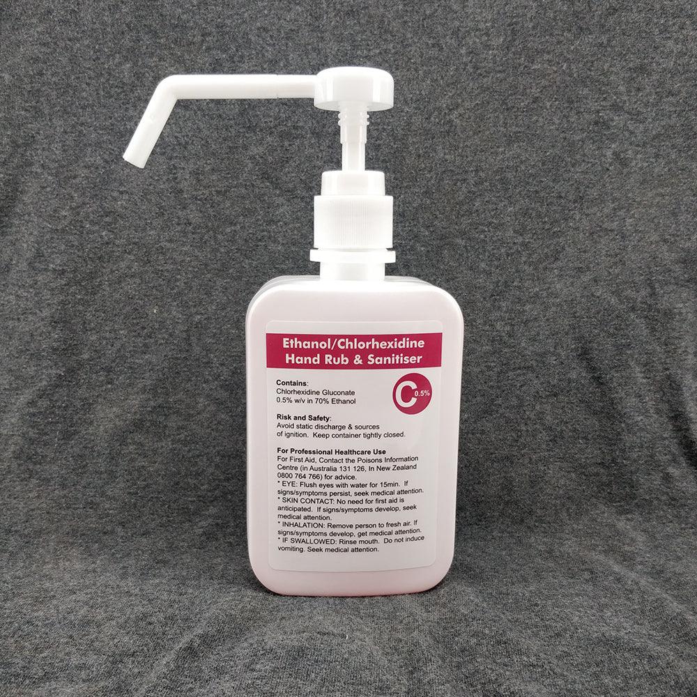 Ethanol/Chlorhexidine Hand Rub & Sanitiser 500ml - KegLand