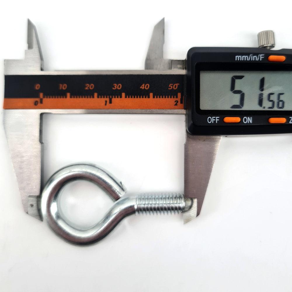 Eye Bolt and 2 x M8 Nuts for Polycarbonate Sight Glass - 2 Piece Set (for Keggles) - KegLand