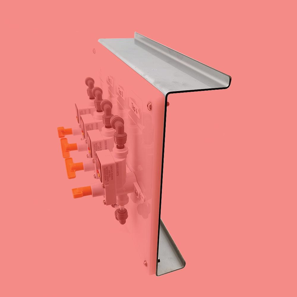 FabLand Four Tap Gas Manifold Bracket (1mm SS) - KegLand