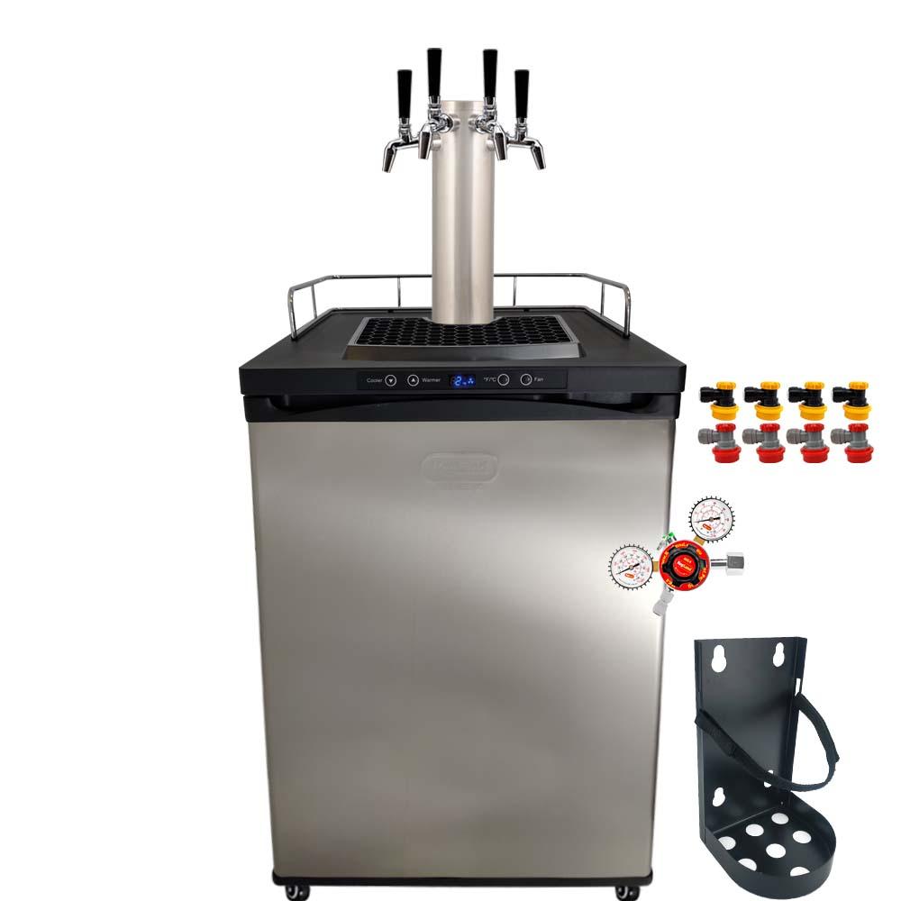 Four Tap Series X Kegerator - Homebrew Draught Pack - KegLand