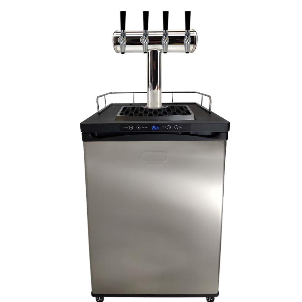 Four Tap T-Bar Series X Kegerator - Homebrew Draught Pack - KegLand