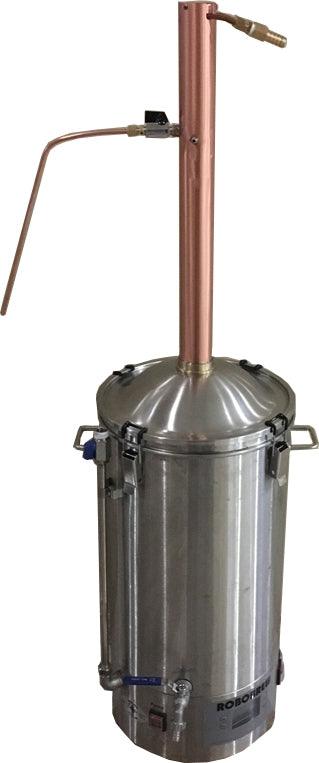 Gen2 - Alcoengine - Copper reflux Still with hose quick disconnects - KegLand