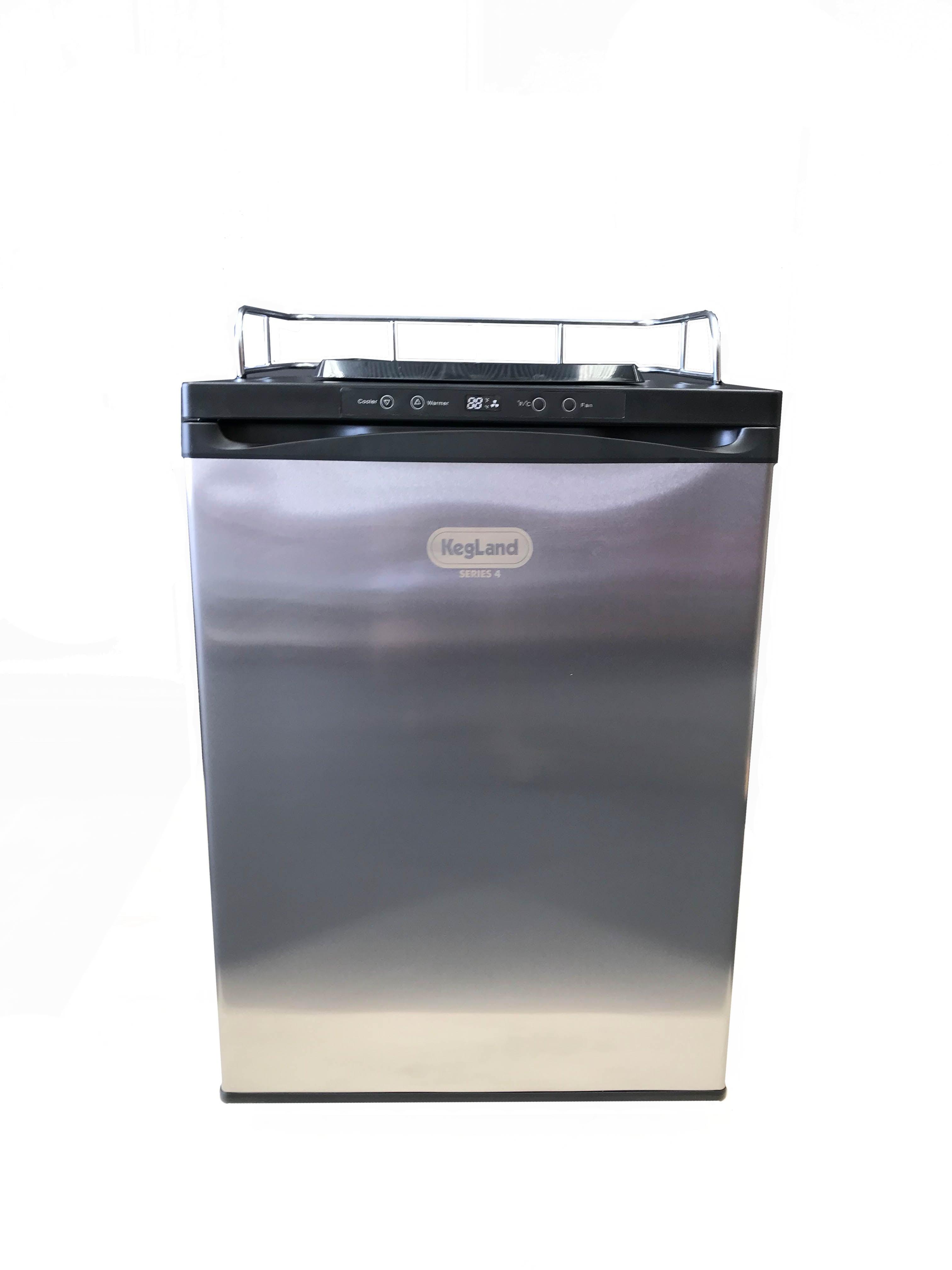 Kegerator - Series 4 -Fridge Only (guard rail, castors, shelf, drip tray) - KegLand