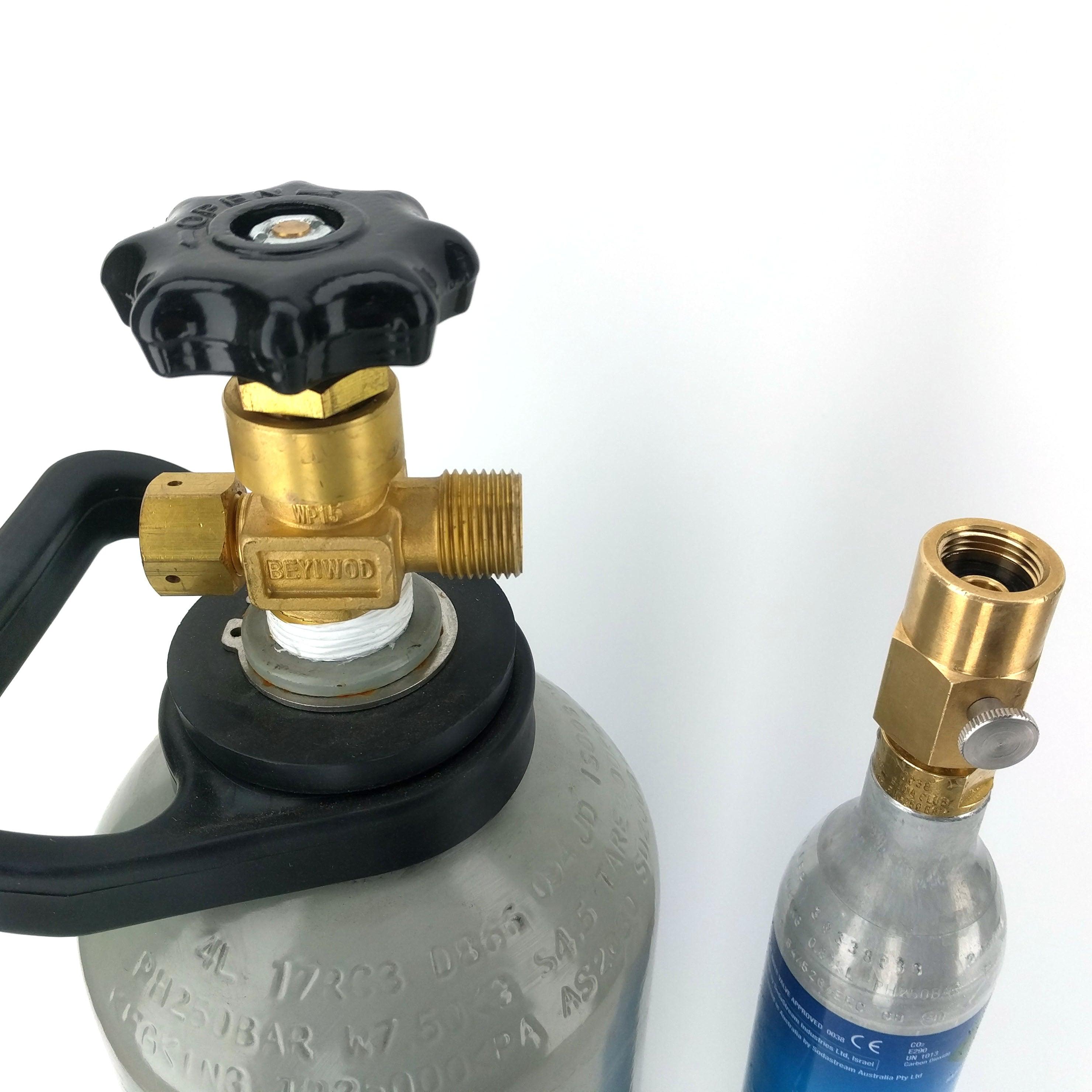 KegLand Sodastream Filling Adaptor with Bleed Valve (AUS Thread) - KegLand