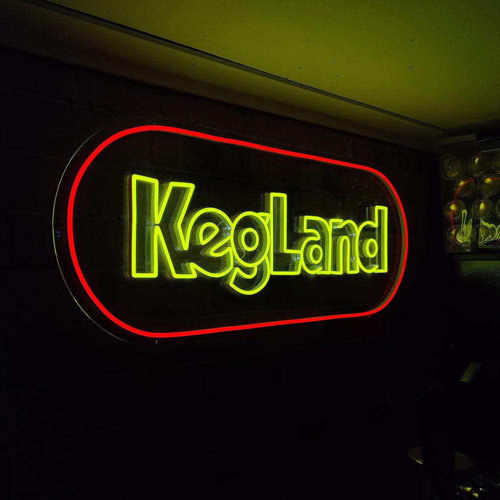 KegLand Soft LED Neon Sign 1000mm x 400mm (12v with AU power adaptor) - KegLand