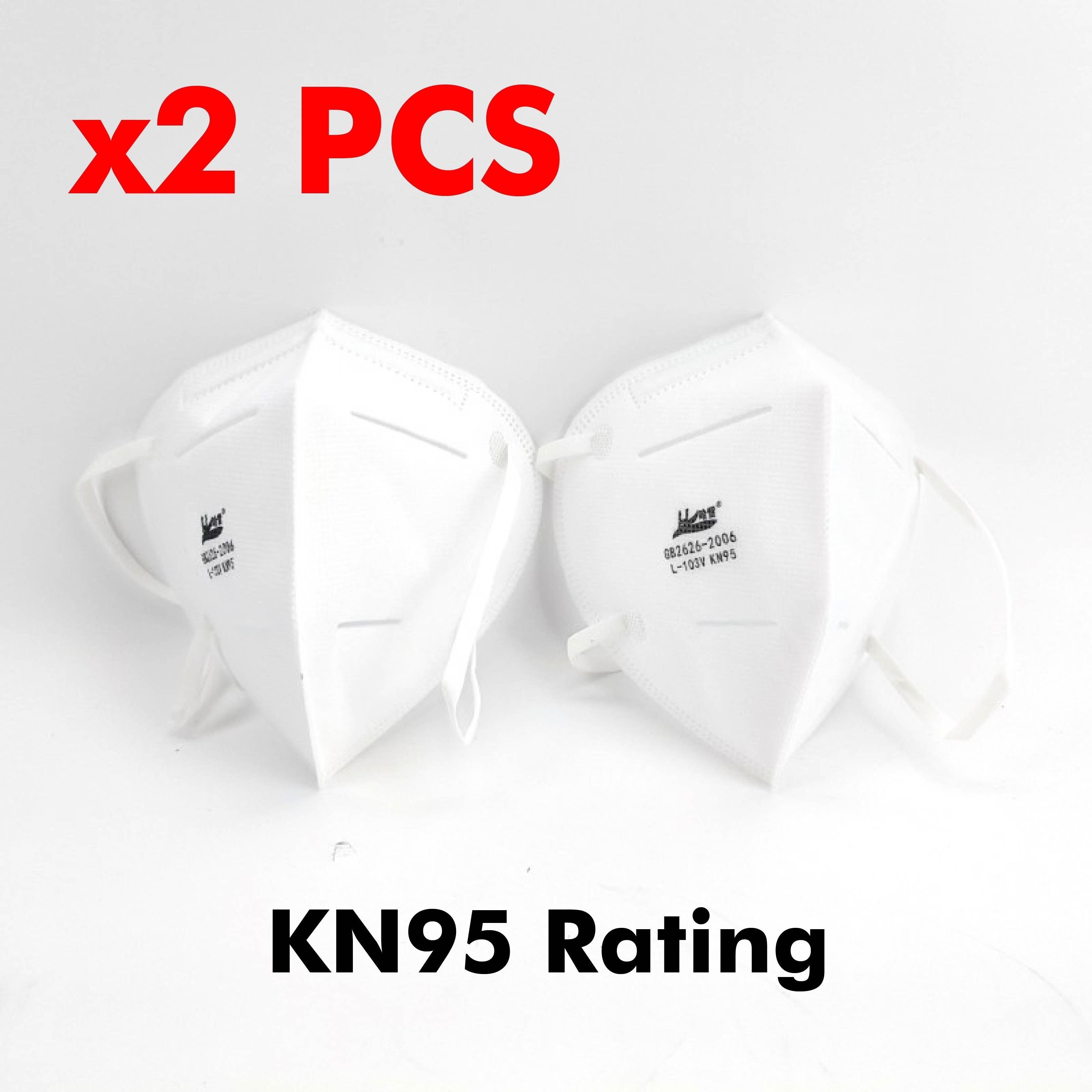 KN95 Dusk/Particulate/Microbe Disposable Mask - Harley Brand (2 Pack) - KegLand