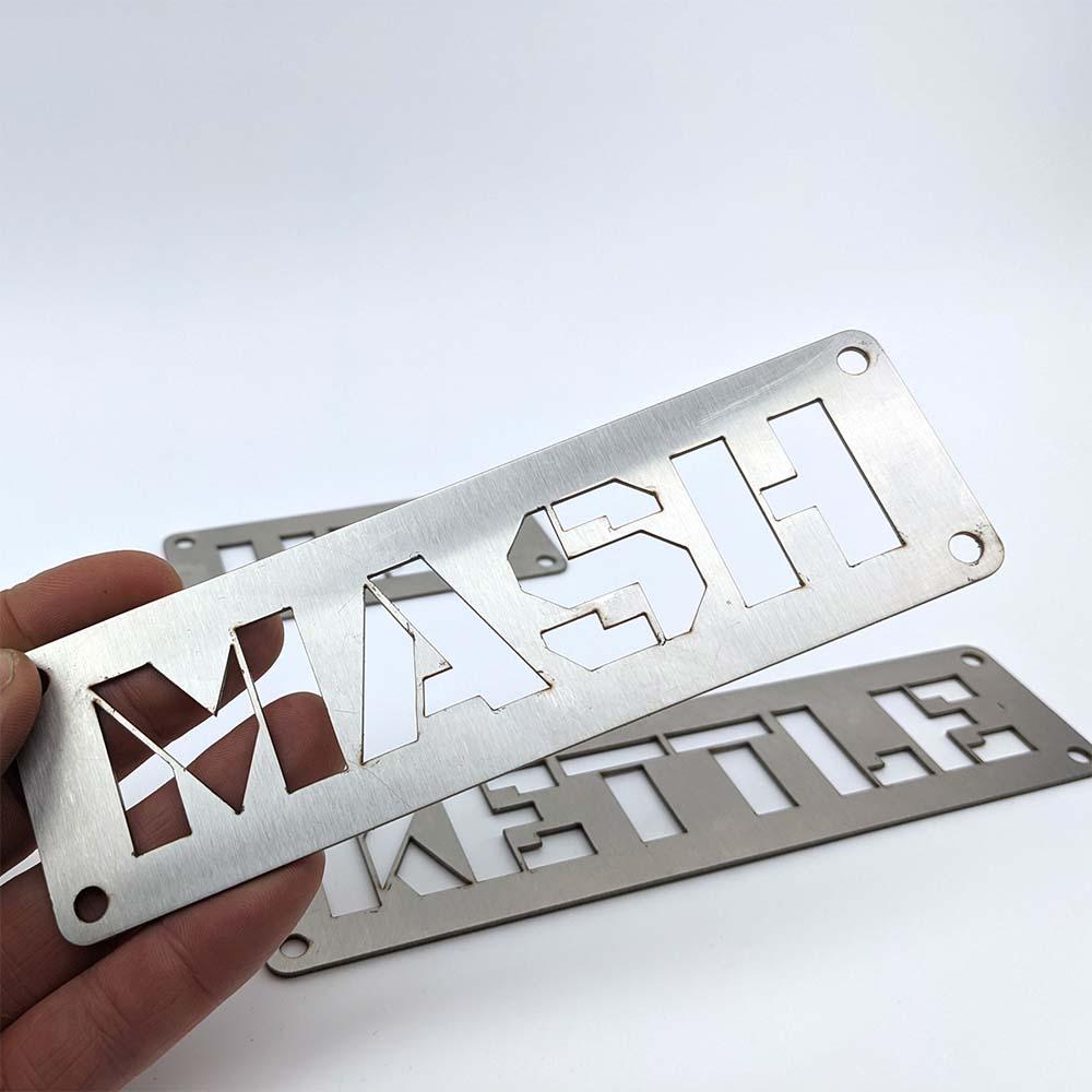 Laser Cut Brewery Labels - MASH, HLT, KETTLE - KegLand