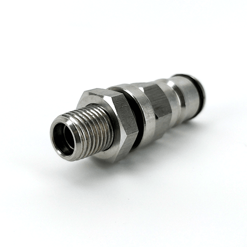 Liquid Ball Lock Post with 1/4inch bulkhead assembly - KegLand