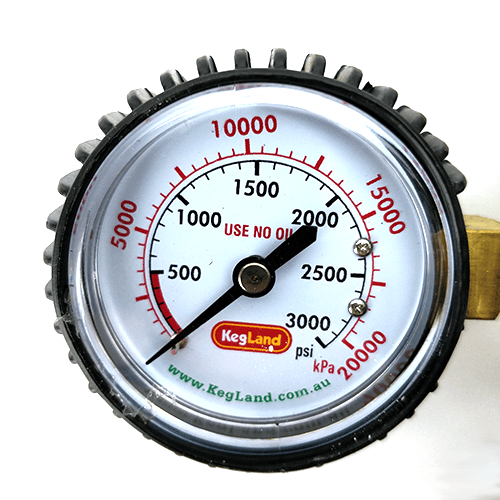 MKIII Dual Guage Multi Gas Regulator - Type 50 & PRV 80PSI - KegLand