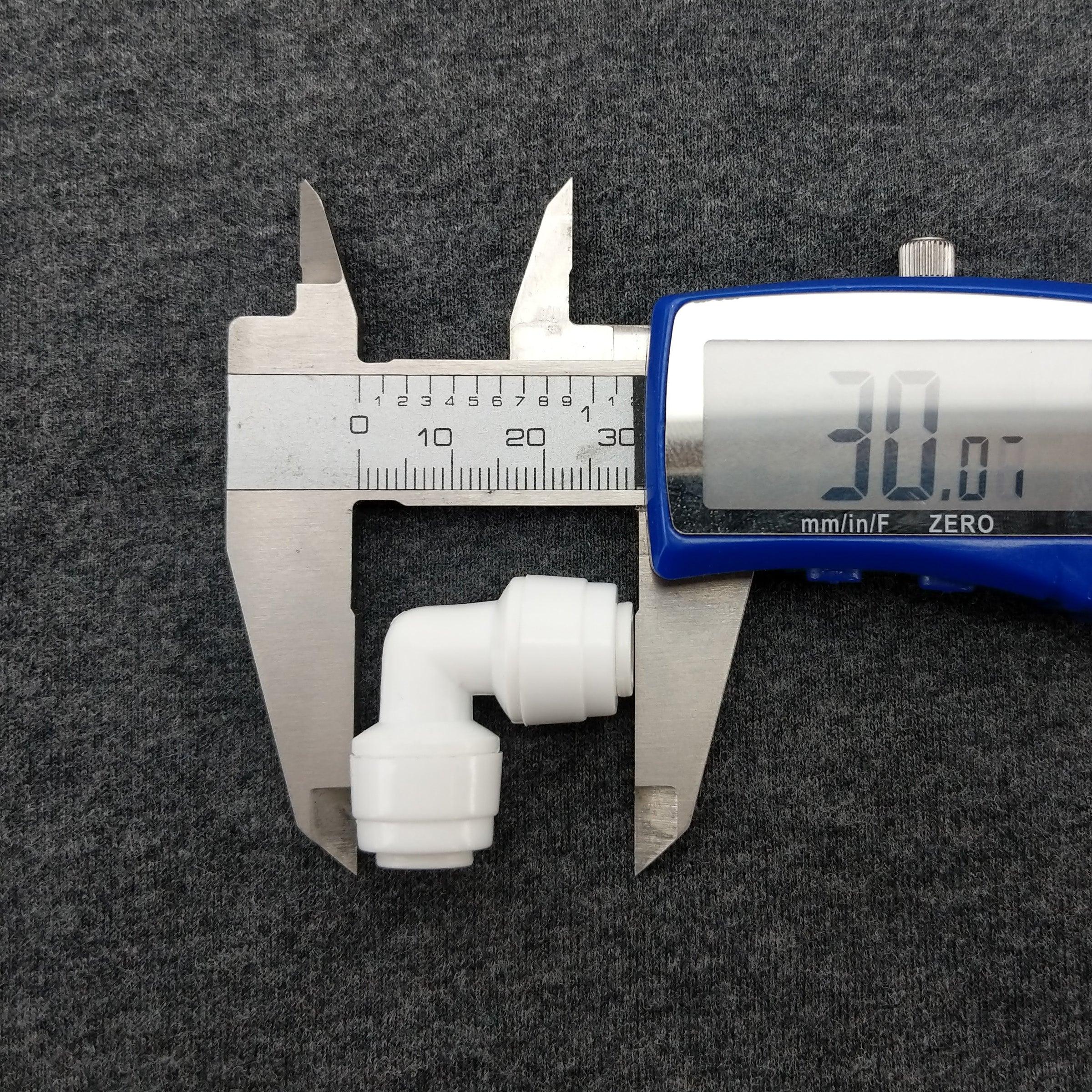 monotight – 6.35mm (¼') Female x 6.35mm (¼') Female Push In Elbow - KegLand