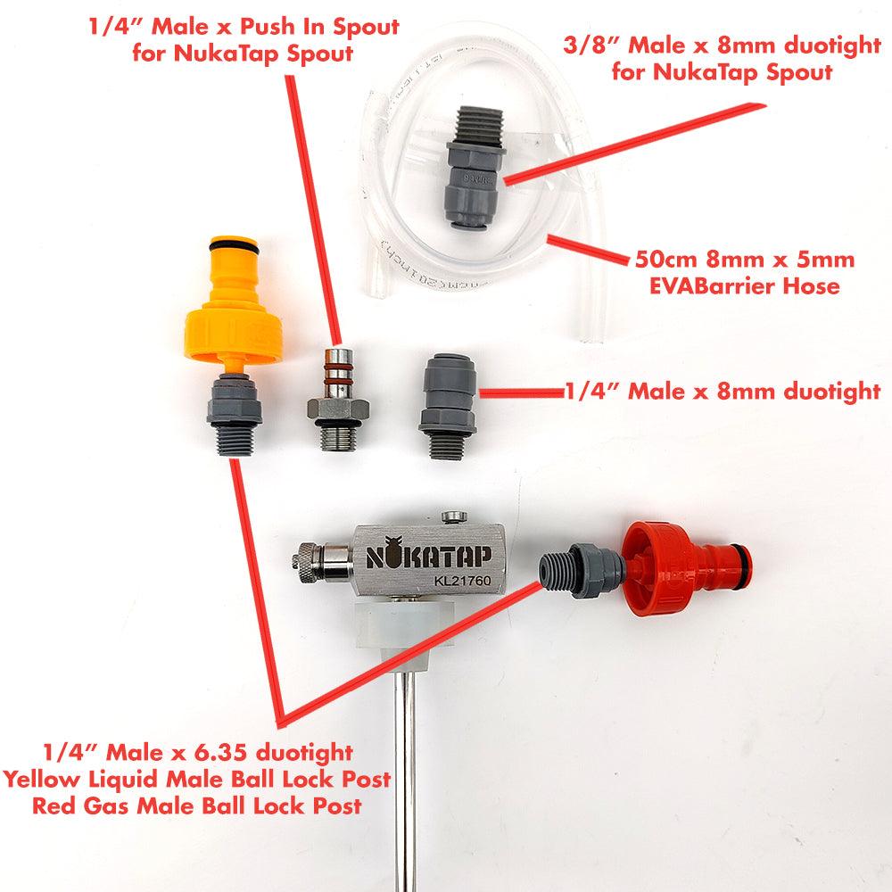 Nukatap Counter Pressure Bottle Filler - KegLand
