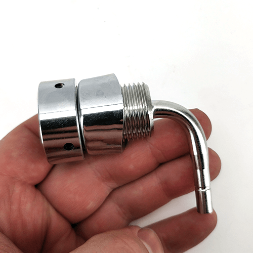 NukaTap Short Shank - 6.5mm (1/4'') Barbtail - duotight compatible - KegLand