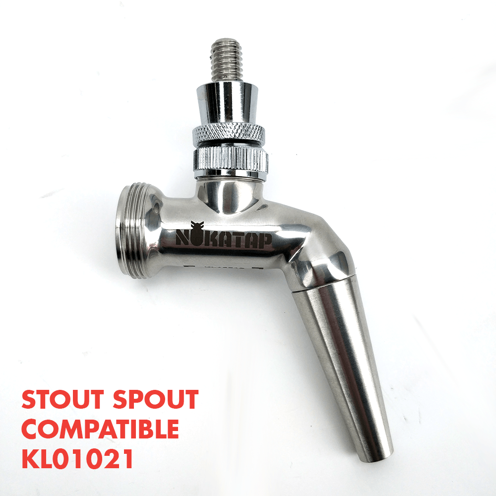 NUKATAP SS - Punisher Edition (Black Tap with SS Spout) - KegLand