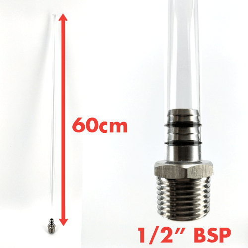 Polycarbonate Sight Glass - 2 Piece Set - KegLand