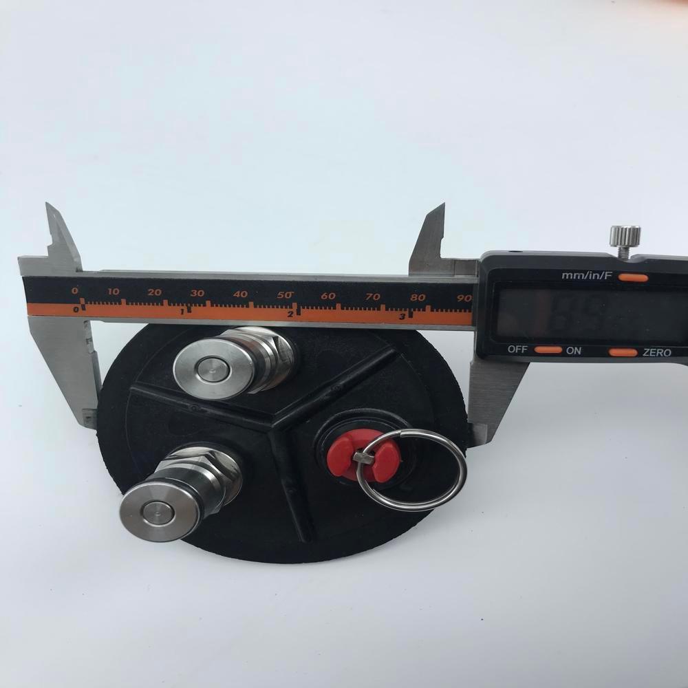 Pressure Lid Kit - With Ball Lock Posts and 60cm Silicone Dip Tube - KegLand