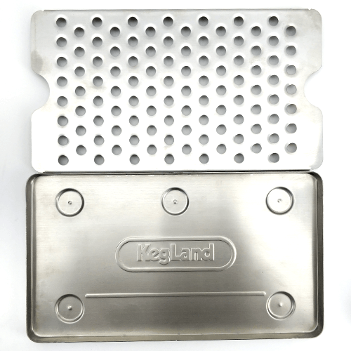 Punched Counter Top Drip Tray - 30cm x 17xcm x 1.5cm - KegLand