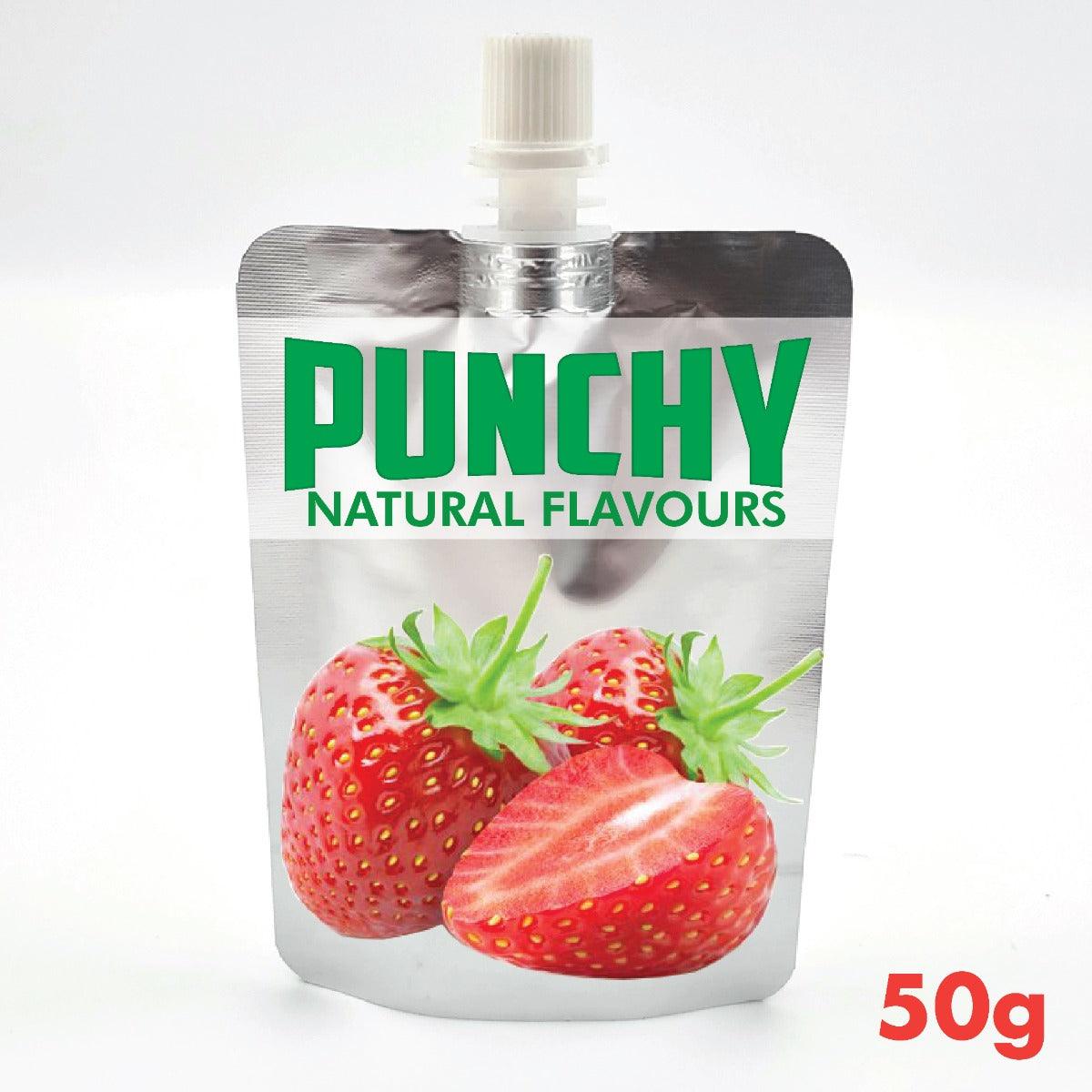 PUNCHY - Strawberry Flavour Natural - 100ml - KegLand