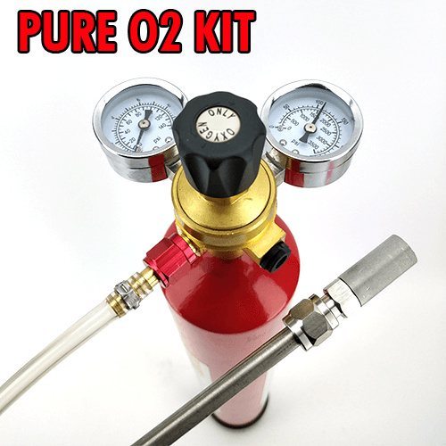 Pure Oxygenation Wand Kit - High Capacity Oxygen (O2) - Disposable Cylinder