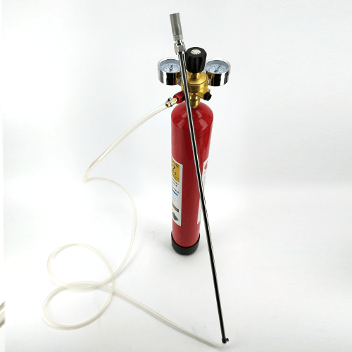 Pure Oxygenation Wand Kit - High Capacity Oxygen (O2) - Disposable Cylinder with Regulator - KegLand