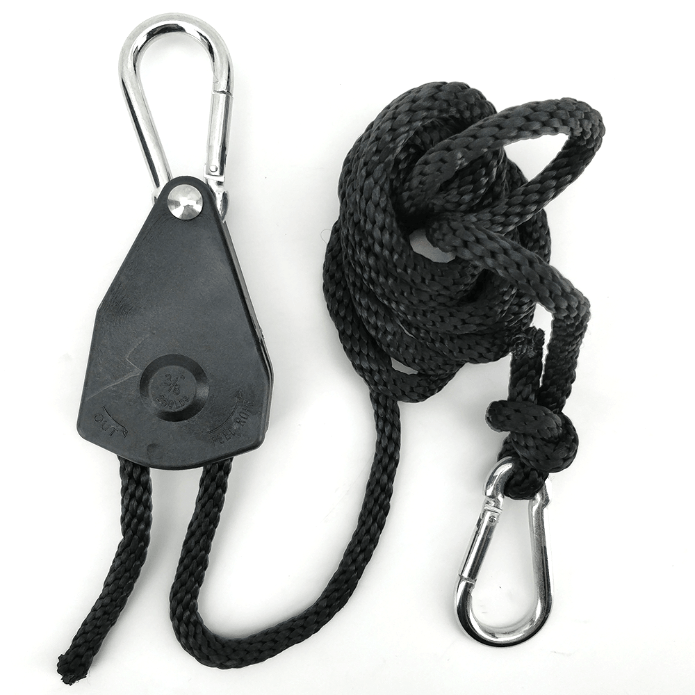 Ratchet Pulley 3/8' Rope 113kg (250lb) Rating (Discontinued) - KegLand