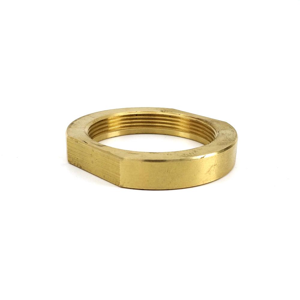 Replacement AlcoEngine Lock Nut - M47 Thread - Brass - KegLand