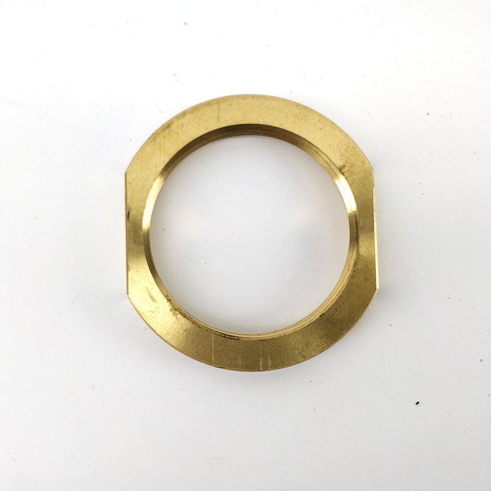 Replacement AlcoEngine Lock Nut - M47 Thread - Brass - KegLand