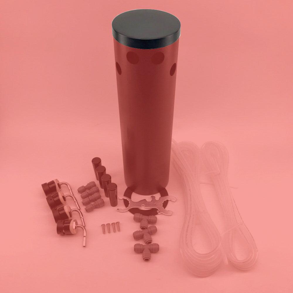 Replacement End Cap for Black Phantom Quad Font - KegLand