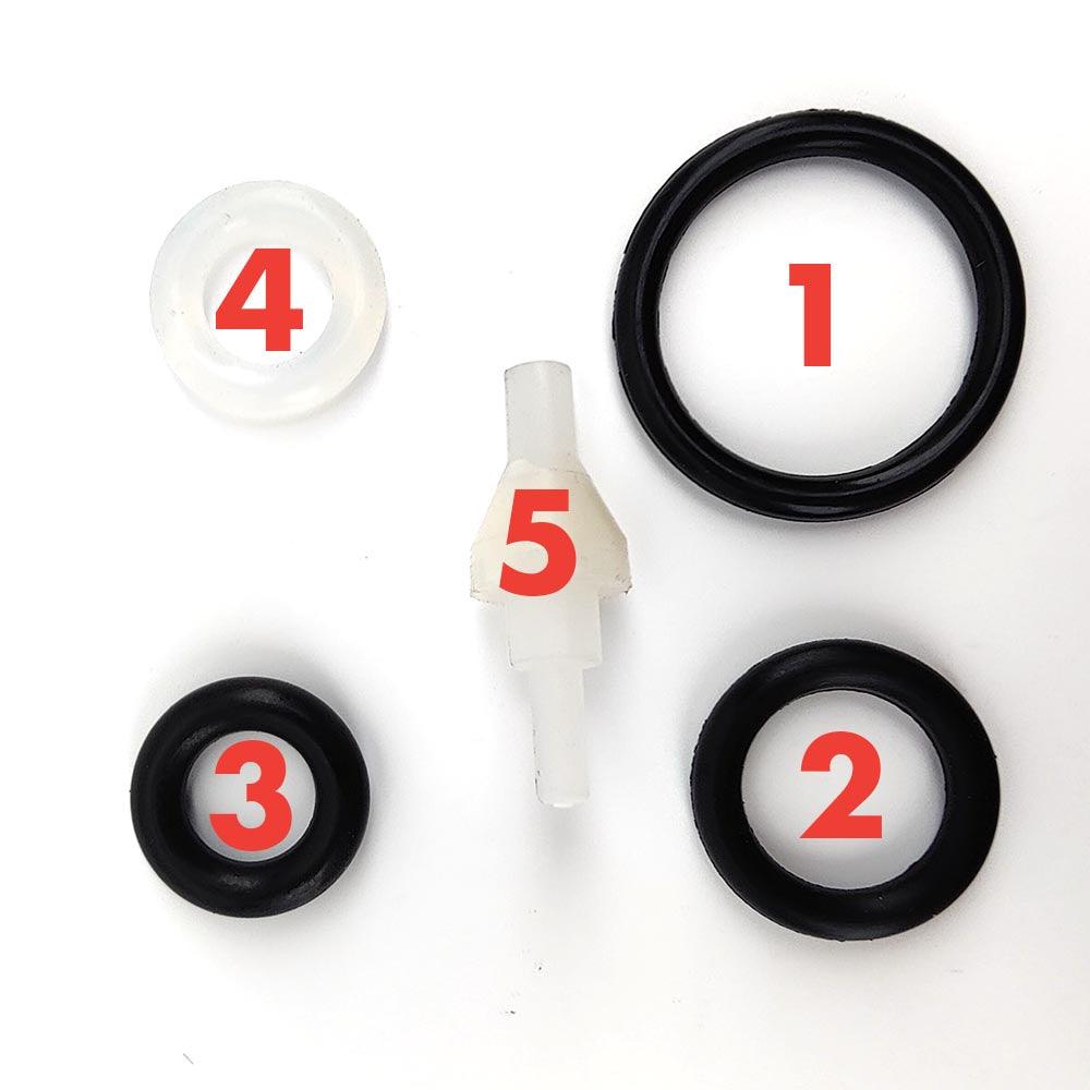 Replacement Seal Kit - duotight 8mm (5/16') FC Ball lock disconnect - KegLand