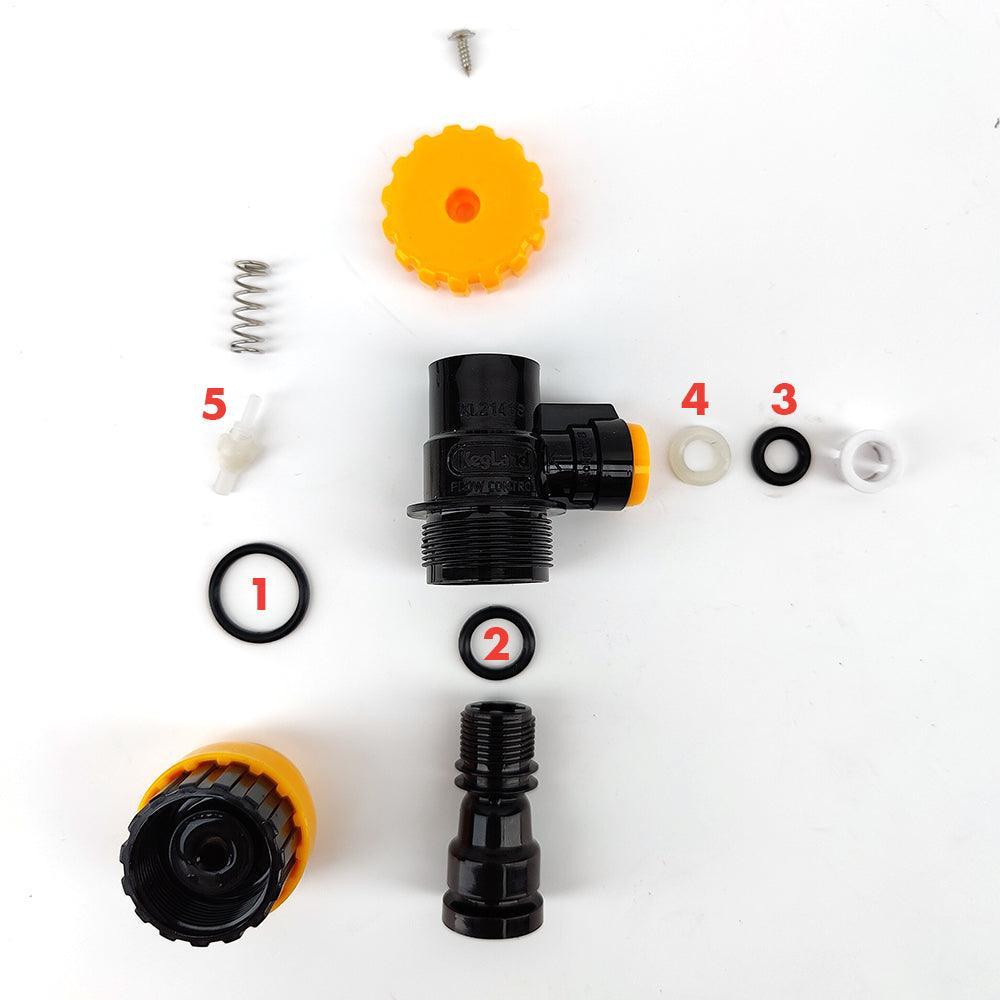 Replacement Seal Kit - duotight 8mm (5/16') FC Ball lock disconnect - KegLand