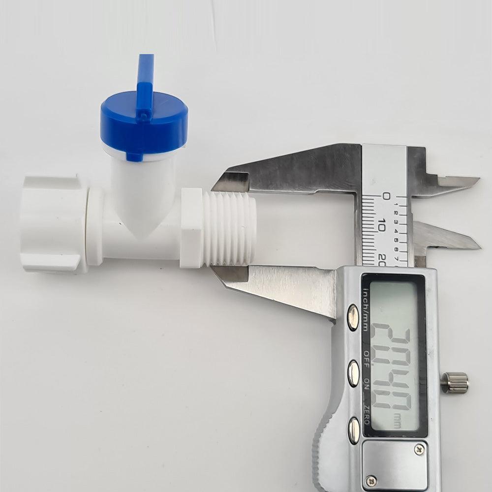 RO Filter System Diverter Valve duotight 6.35mm (1/4') + Male & Female Faucet Adapter - KegLand