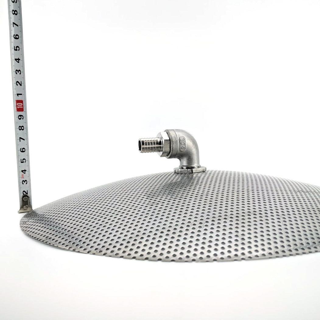 S.S False Bottom 30cm (1 x 1/2'' Stainless elbow bend, 2 x 1/2'' Stainless nut & 13mm barb) - KegLand