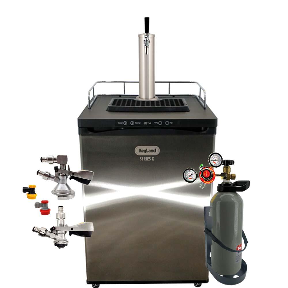 Series X - No.1 Click - Hot Swapper A&D Kegerator Draught Pack with 2.6kg Gas - KegLand
