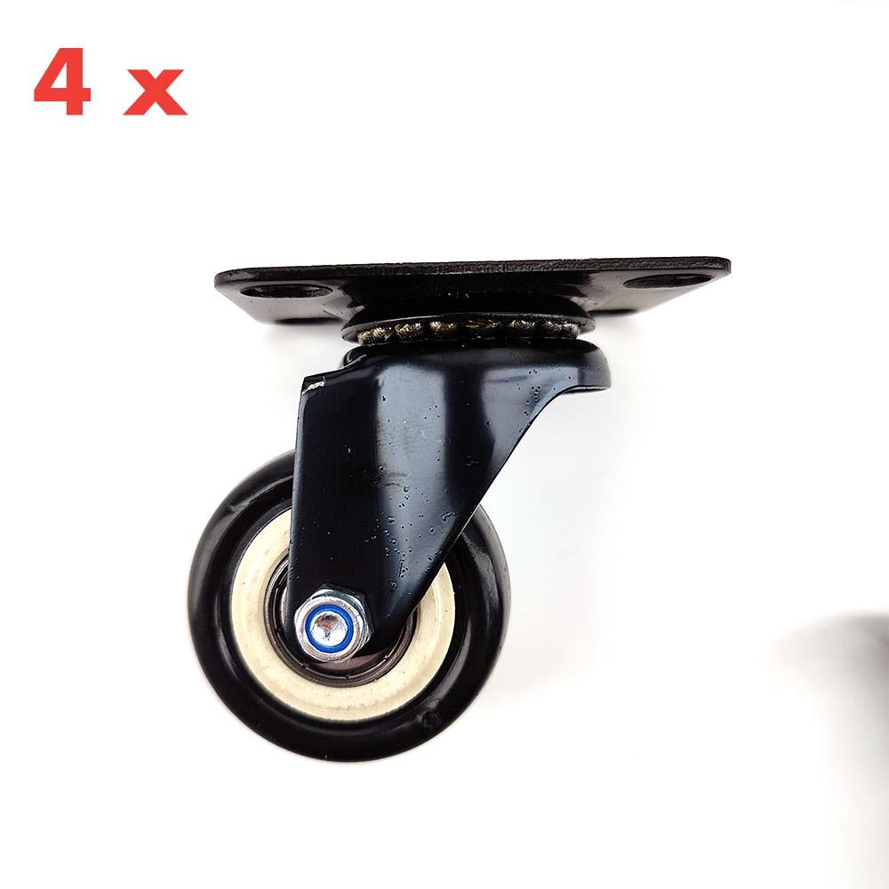 Series X Plus - Replacement Rubber Castor Wheel (6/set including 2 with brake) - KegLand