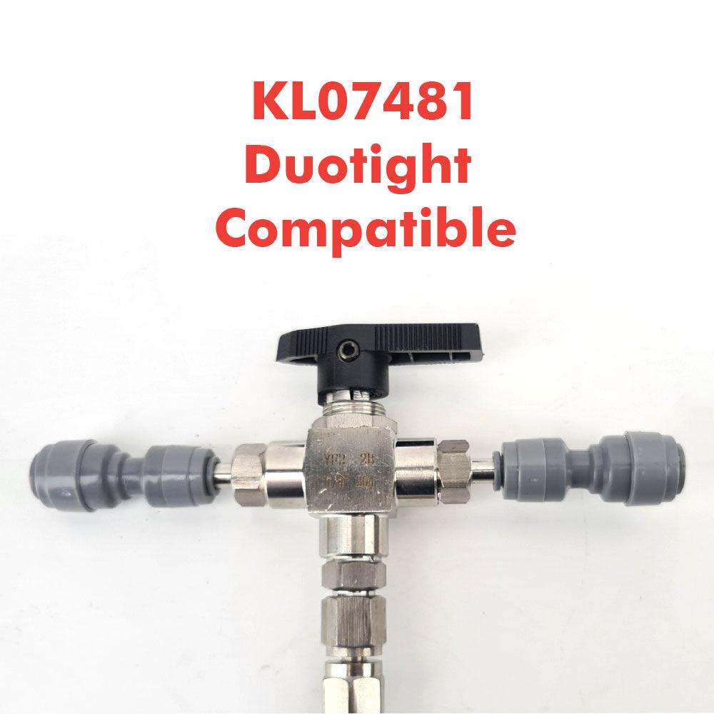 Stainless Tee Type Counter Pressure Bottle Filler - KegLand