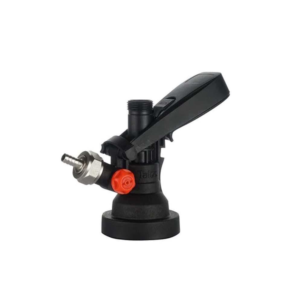 Talos T-Type Coupler (Matte Black PA66) - KegLand