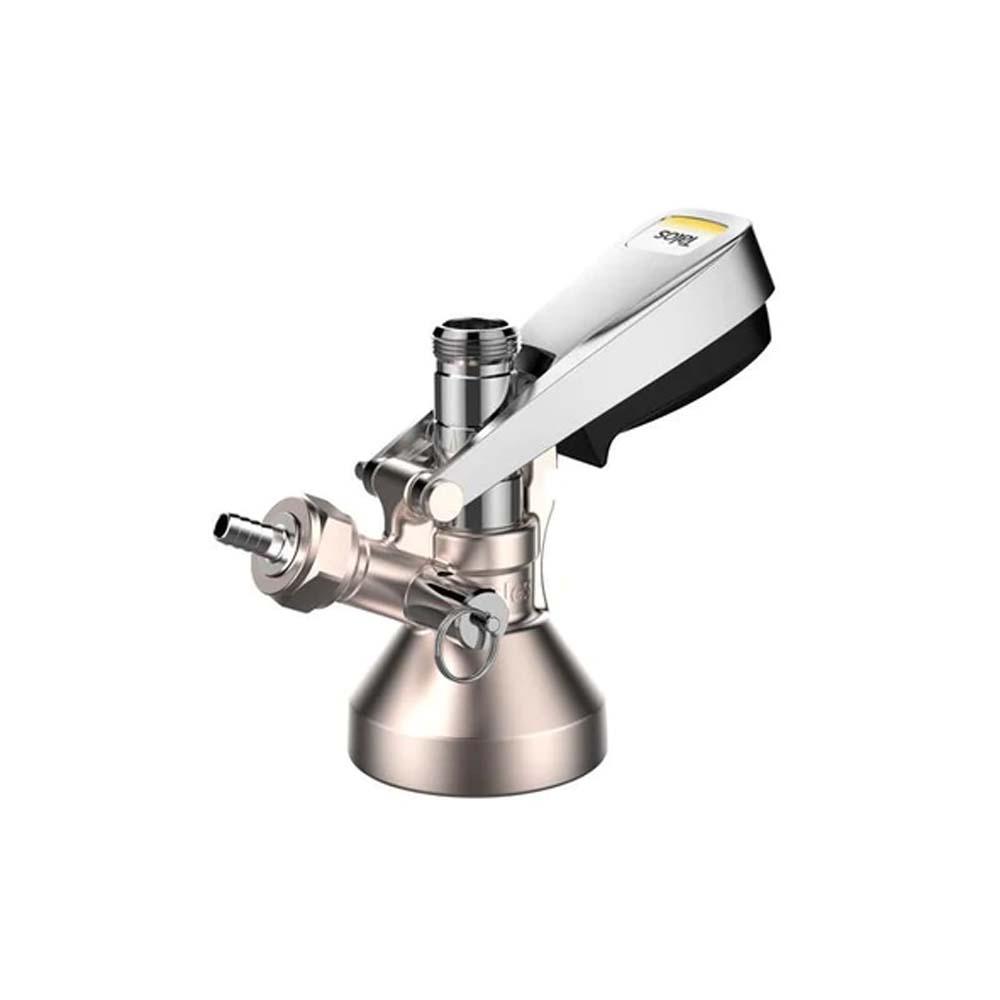 Talos T-Type Filling Coupler (Nickle Plated Brass) - KegLand