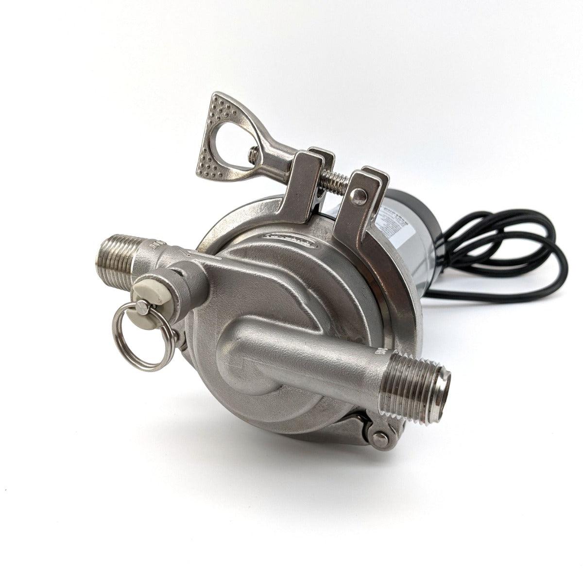 TC Breakdown - 3 Inch Tri-Clover Stainless Steel Pump - 25w Magnetic Pump - Inline (220-240v) - KegLand
