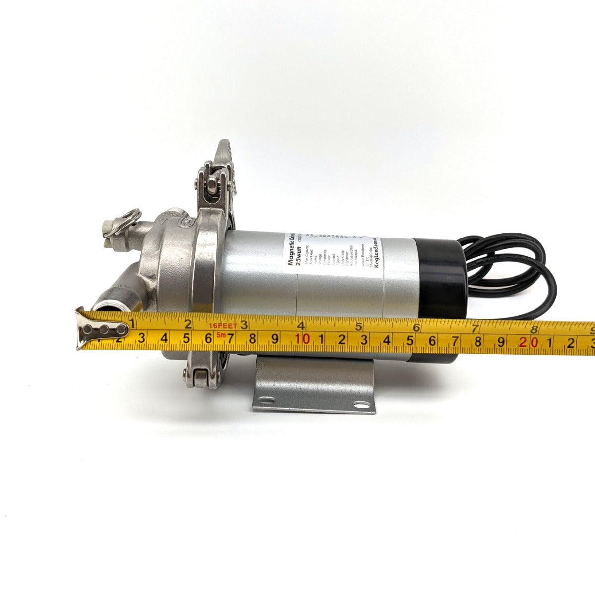 TC Breakdown - 3 Inch Tri-Clover Stainless Steel Pump - 25w Magnetic Pump - Inline (220-240v) - KegLand