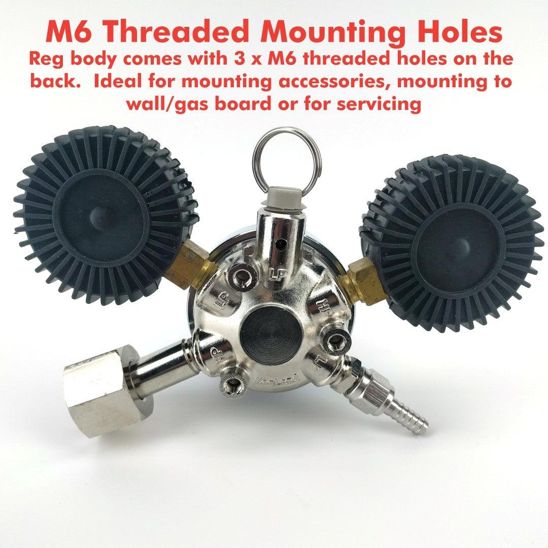 Type 50 - MK4 Regulator N2 (6.5bar PRV & 100psi Gauge) - KegLand