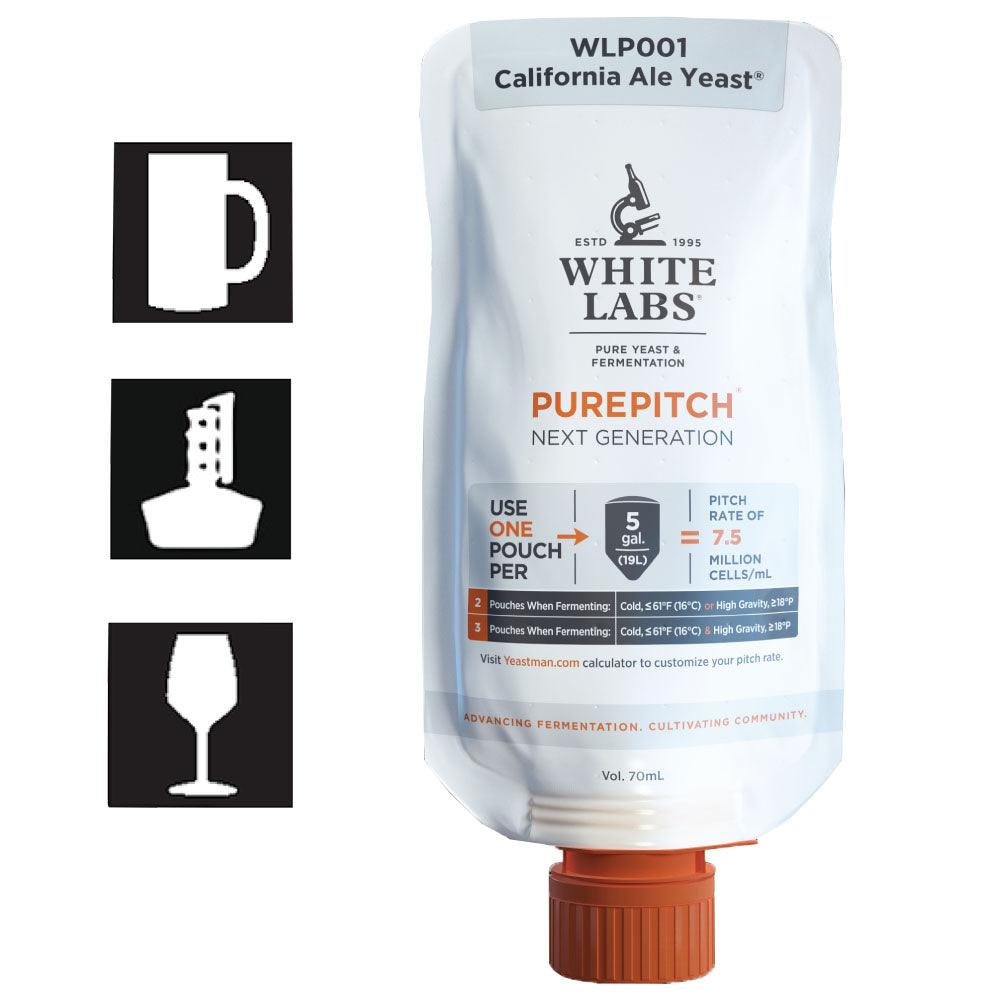 WLP001 California Ale Yeast - PurePitch Next Generation - KegLand
