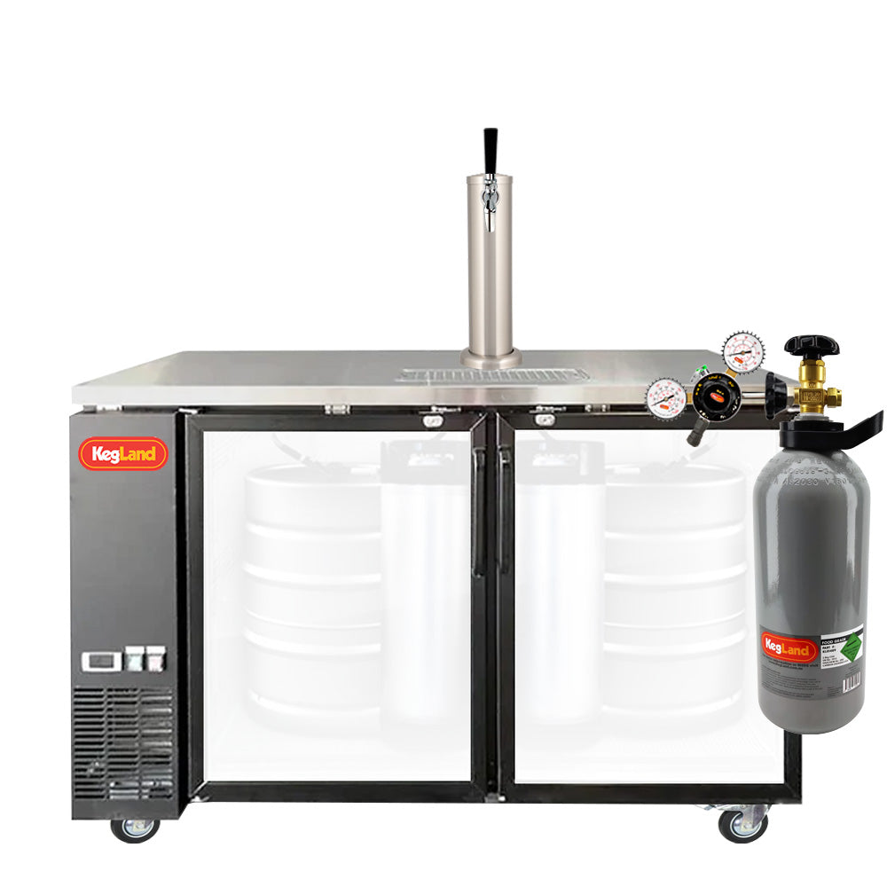 Two Door Grand Deluxe 3 Kegerator Builder