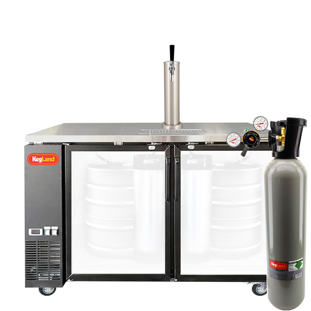 Two Door Grand Deluxe 3 Kegerator Builder